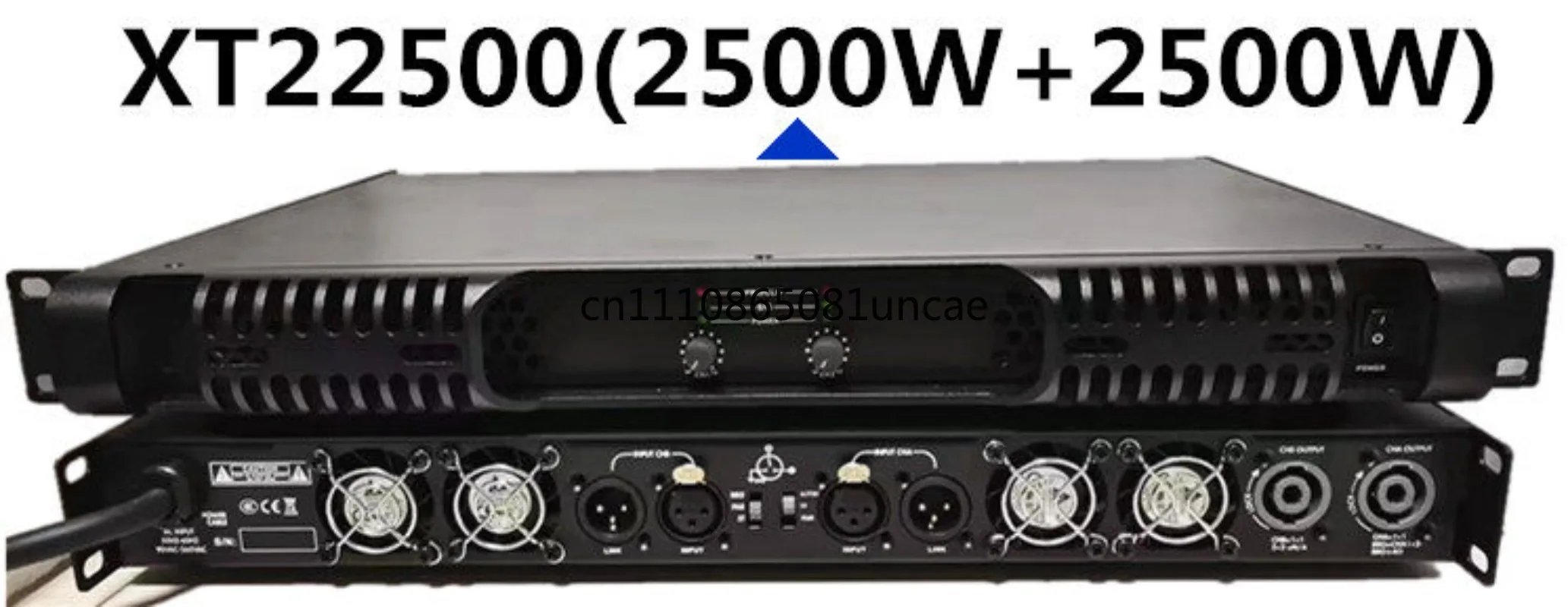 Professional 1U Class D Digital Power Amplifier | Dual-Channel High-Power Audio Amp for KTV, Stage, Home & Performance