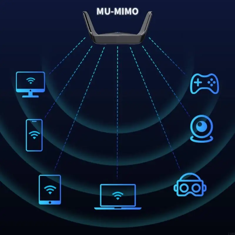 CF-979AX WiFi 6 Adattatore networking 5374MBPS Ricevitore schede rete da gioco esterno 24bb