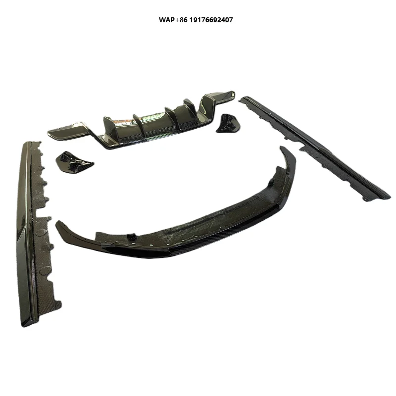 

For the New R8 Body Kit, High-quality Carbon Fiber Front Lip Rear Diffuser Side Skirt Body Kit