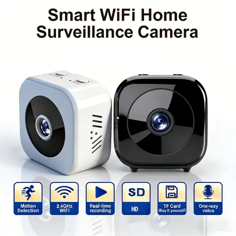 Mini HD Wifi Smart Monitor Surveillance Camera Video Voice DV Recorder Indoor Covert Wireless Security Camera Small Nanny Cam