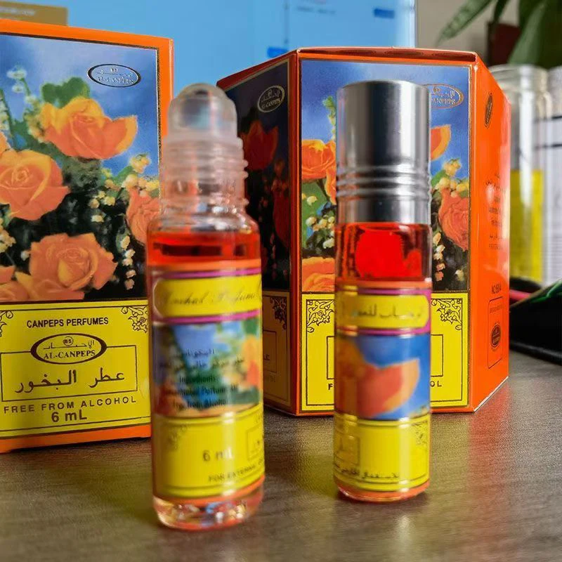 عطر زيتي غريب يدوم طويلاً رول أون 6 مل عطر عربي فاخر توليب فاكهي ملاحظات شوكولاتة روز كرة دوارة عطر عينة