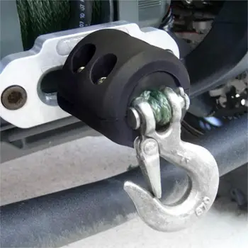 Bouchon de crochet de câble de treuil, compatibilité universelle, Installation facile, bouchon de cordon en caoutchouc absorbant les chocs fiable, protecteur de voiture