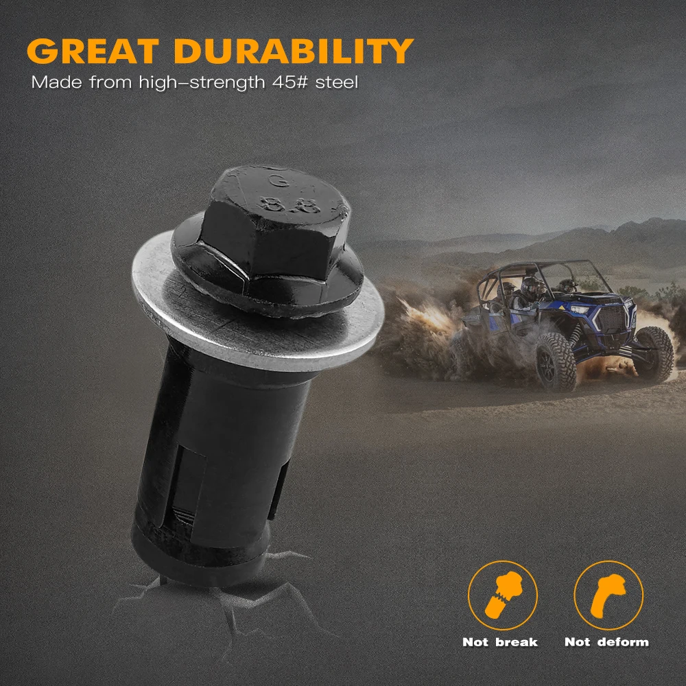 Für RZR XP/XP4 Turbo Rock Slider Montage Hardware Bolzen Schraube Mutter Für Polaris RZR XP 1000 2014-2022 RZR900 UTV Zubehör