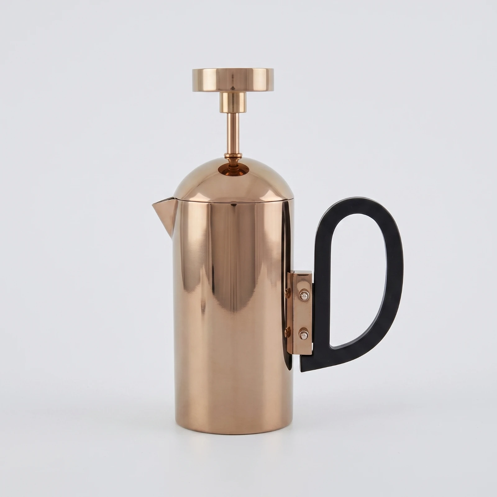 Coffee Pot Ornament with Handle Metal Kettle Ornament with Rod Sculpture Minimalist Realistic for Home Decorators, Tabletop