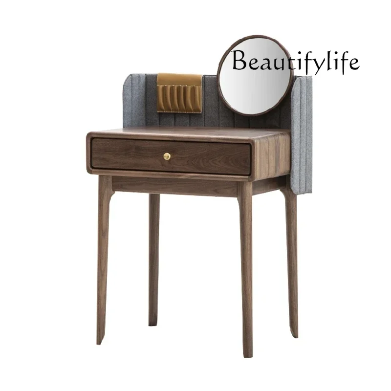 

туалетный столик Light luxury log small solid wood makeup table dressing table bedroom modern simple makeup table
