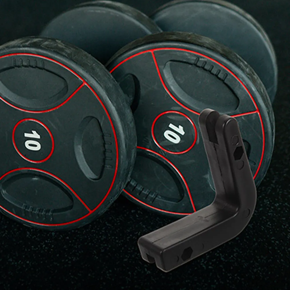 

4Pcs Barbell Rack Wall Mount Lightweight Compact Design Easy Install Disassemble Barbell Holder for Household Fitness