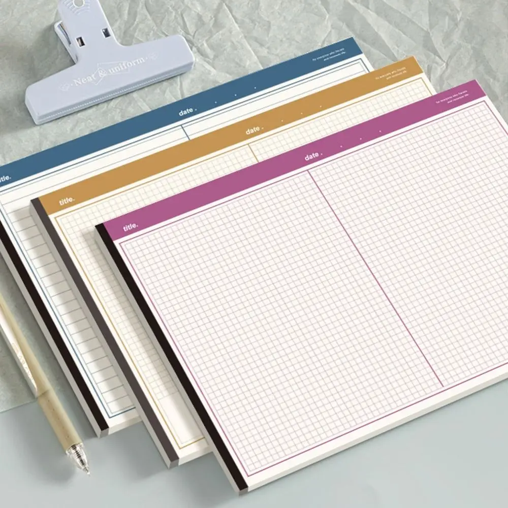 20 kartek/książka Wielofunkcyjny notatnik B5 z poziomymi kartkami do odrywania, zeszyt dla uczniów