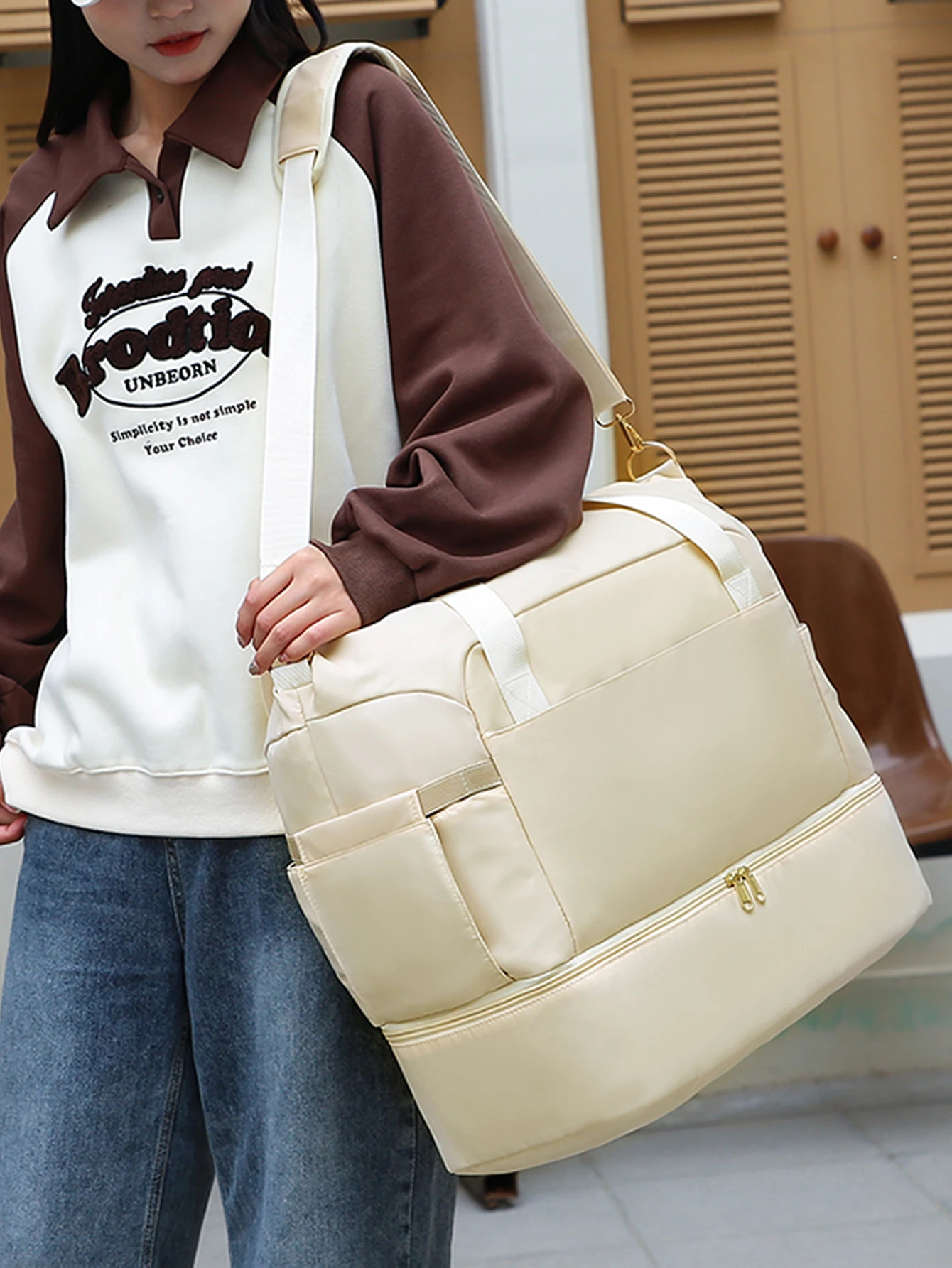 

Buy 1 Get 1 Free: Travel & Toiletry Bags! Compartment. Large Breathable Bag for Yoga, Fitness, Vacation, Grad Season