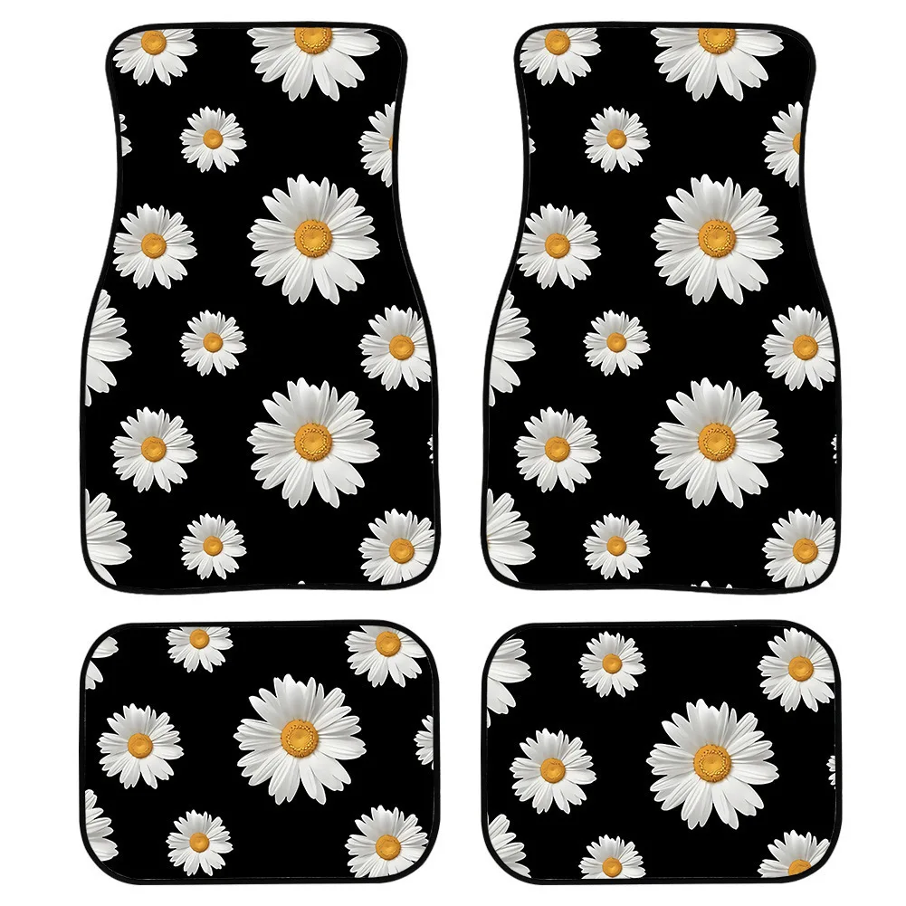 Small Daisy Print Temperament Car Mats General Car Supplies Car Mats Can Be Customized