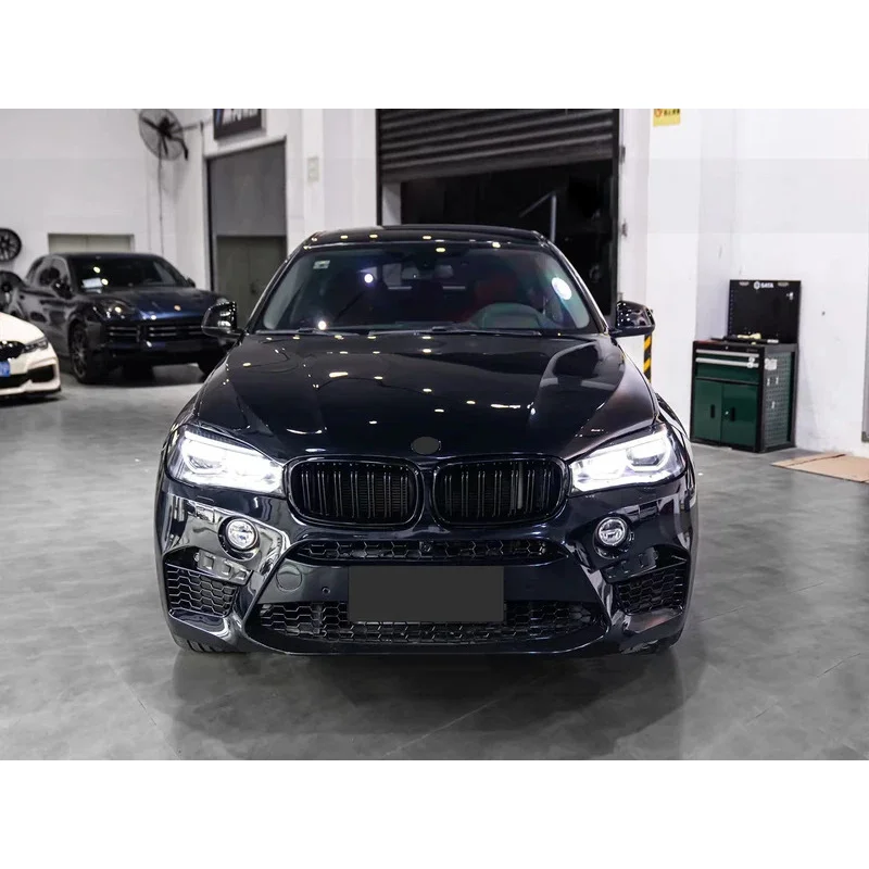 

Auto for X6M Style X6 F16 Body Kit Front Rear Car Bumper Side Skirts Wheel Trim Exhaust