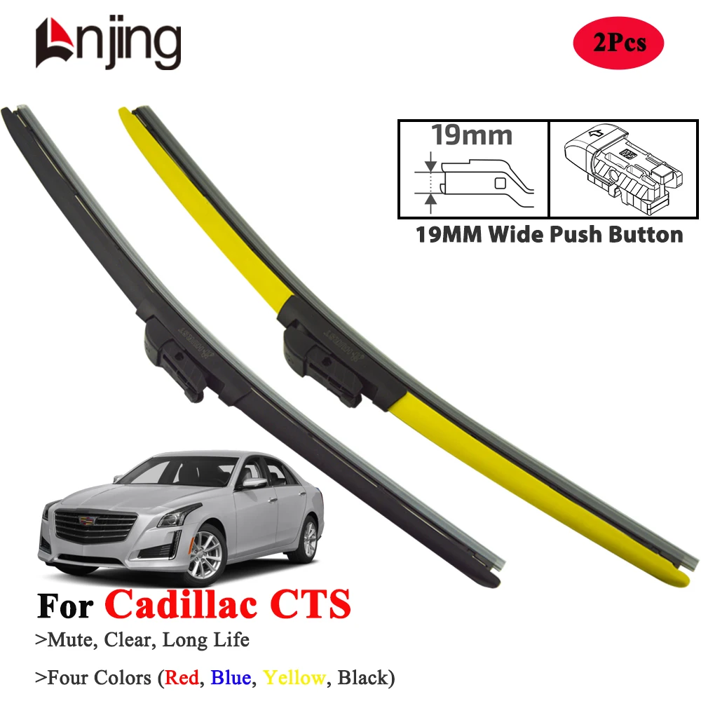 

LNJING Windshield Wiper Blades For Cadillac CTS 2002-2019