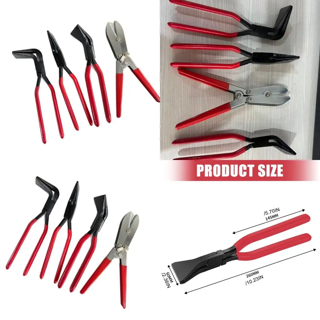 Strong Steel Sheet Metal Brake Pliers 3 Piece Collection For Ideal Bends And Increased Toughness high quality