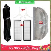A04R For 360 X90, S6 Pro, S9 Robot Vacuum Cleaner Replacement Parts Accessories Main Side Brush Hepa Filter Mop Cloth