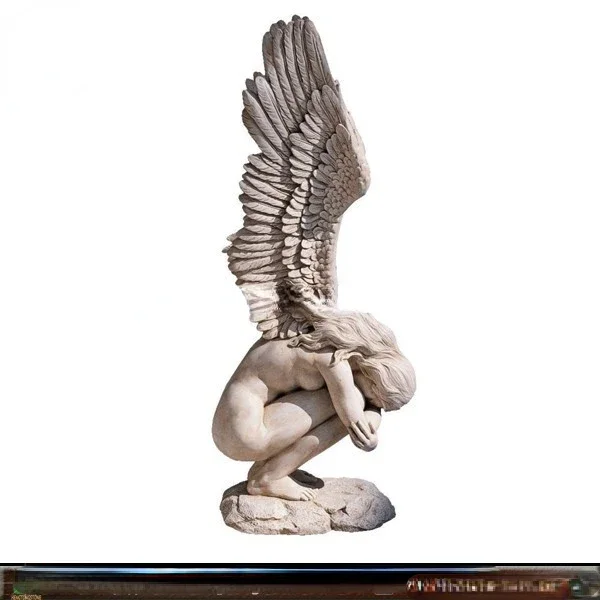 Amazing Life Size Garden Marble Angel Statue