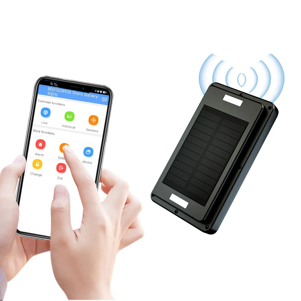 2G 4G Anti-remove Alarm SOS Low Battery Alarm Solar Power Sheep Cow Cattle Smart Animal GPS Tracker With APP Control