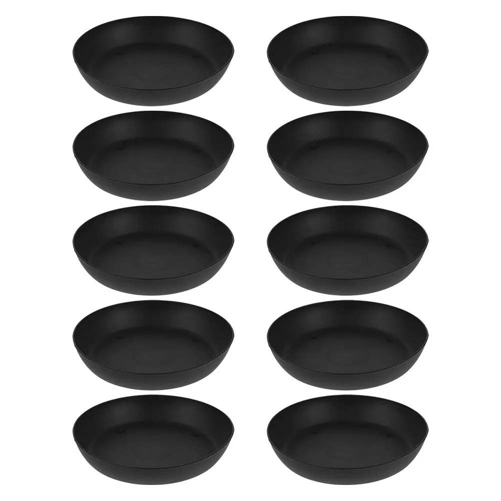 

10Pcs Round Plastic Drip Trays for Succulent Plants Water Catcher Tray Indoor Gardening Saucer Drainage Base Flowerpot Holder