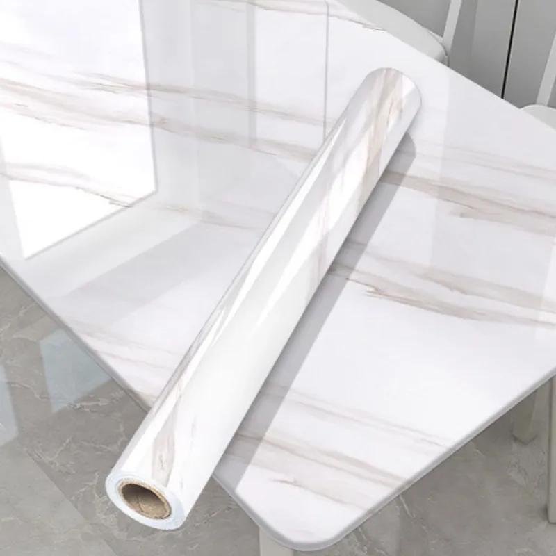 Self Adhesive Wallpaper Modern Kitchen Oil Proof Removable Mould Proof Waterproof Stickerpaper for Walls Decoration Marble Vinyl