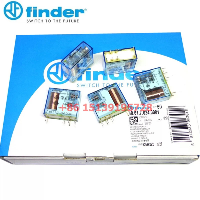 Original Finder Relay 40.61.7.024.0001 Type 40.61S 24VDC Machine relay