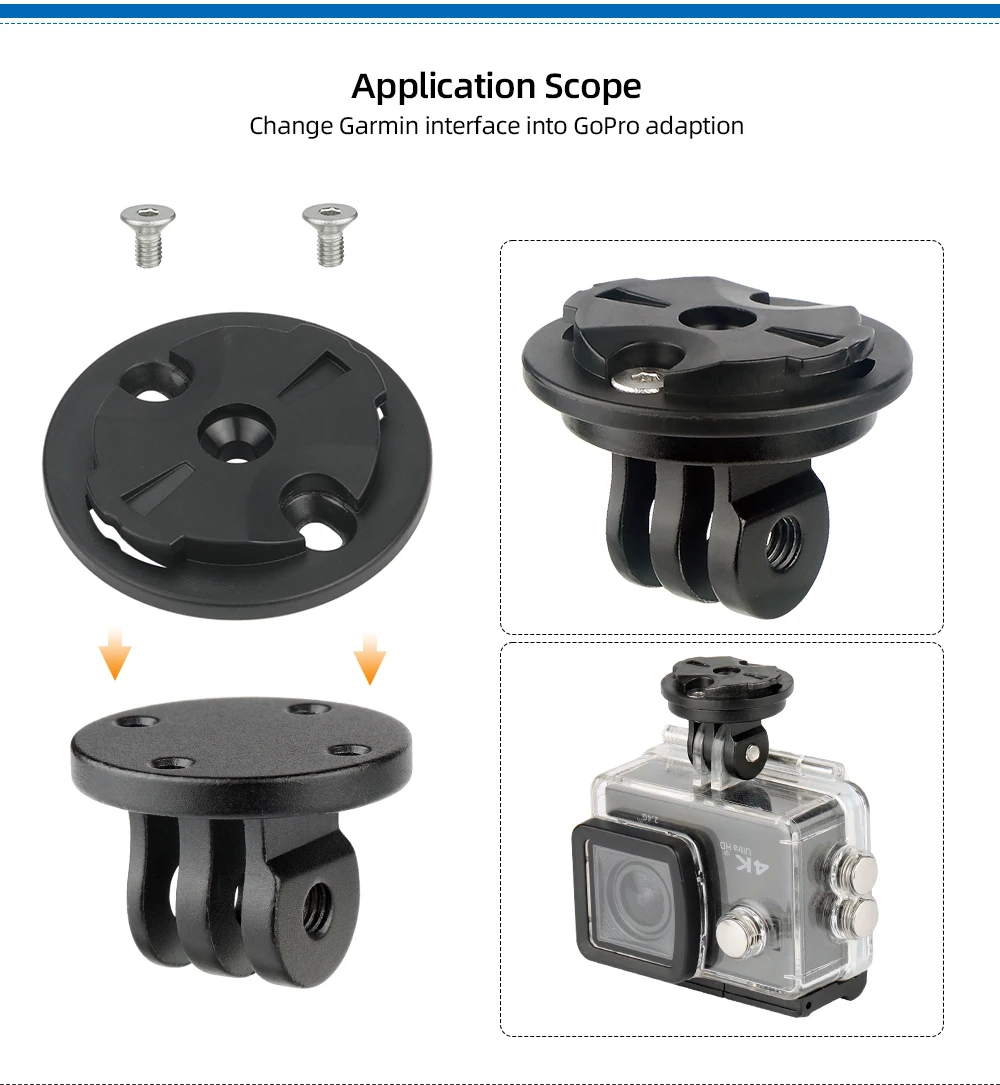 Fahrradcomputer-Montageadapter, Teile für Garmin Edge Bryton, kompatibel mit Gopro Sport Action Kamera, MTB, Rennrad, Zubehör – Detail 12