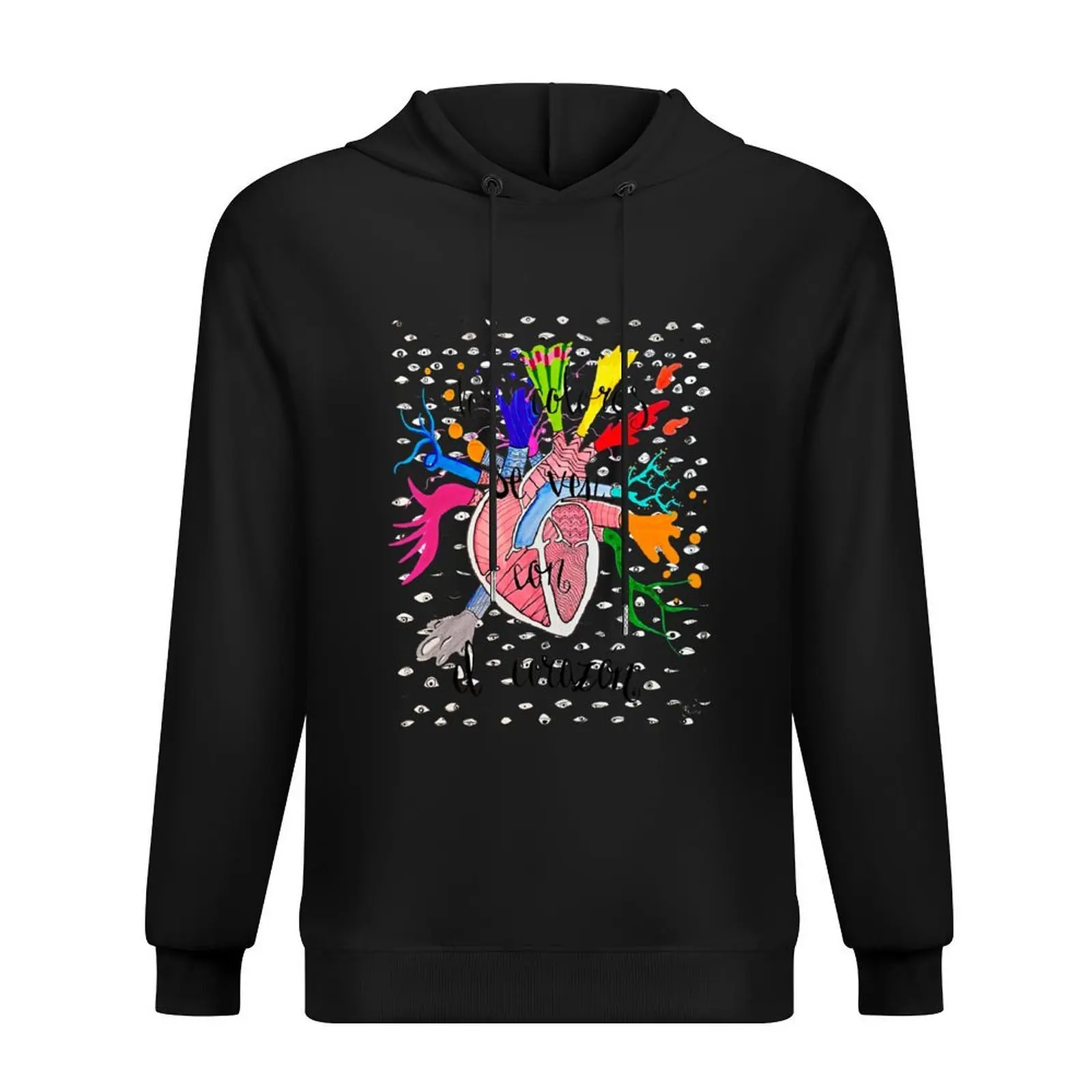 

Colors are seen with the heart Hoodie autumn clothes mens designer clothes men's sweat-shirt men's sweat-shirt set mens hoodie