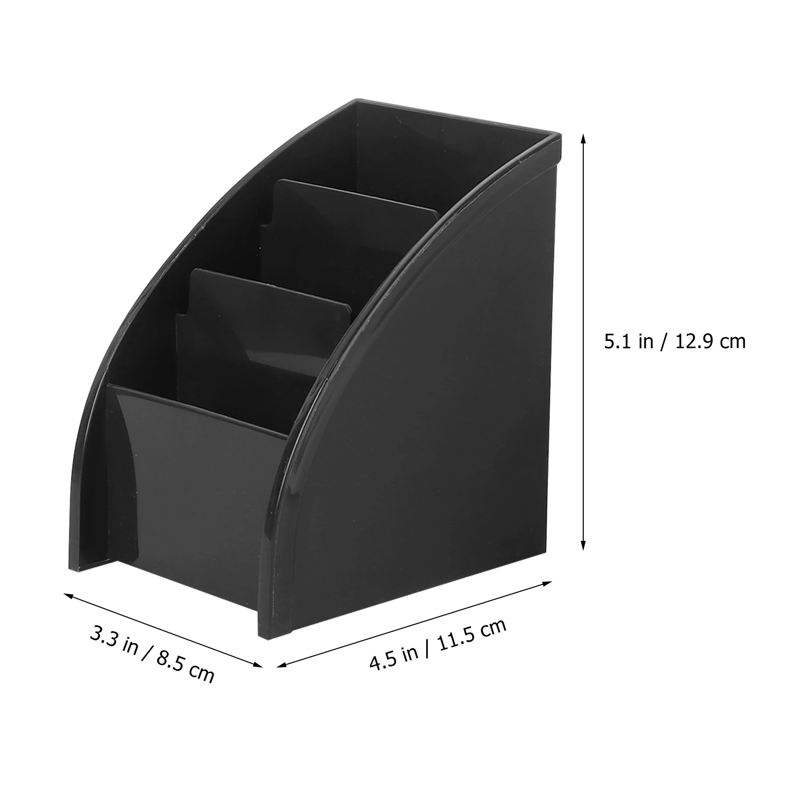 

2pcs Control Storage Box Modern Simple Desktop Storage Case Desk Organizer Container Case Office Table Household Goods
