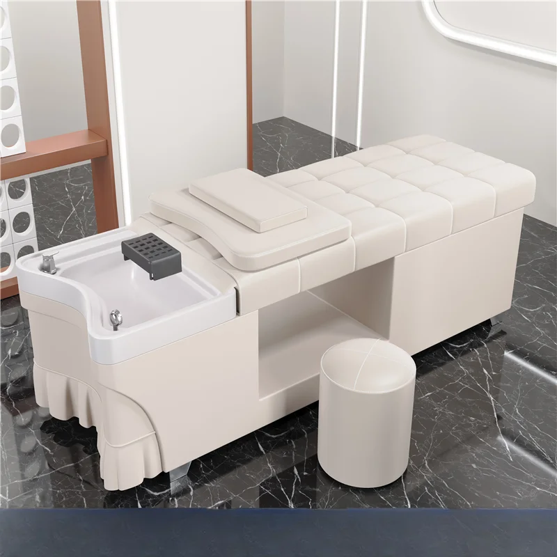 Interior Chair Hair Basin Bed Bac Shampooing Coiffeur Professional Hairdresser Washing Machine Beauty Haarwasstoel Thai Shampoo