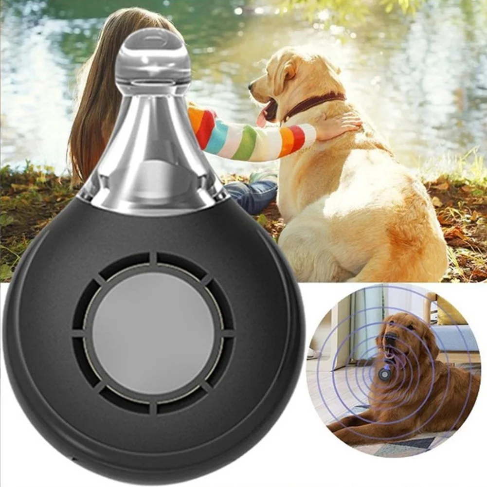 

USB Rechargeable Anti Bug Insect Repellent Ultrasonic Flea and Tick Repellent Device Electronic Flea Repellent for Dogs Cats