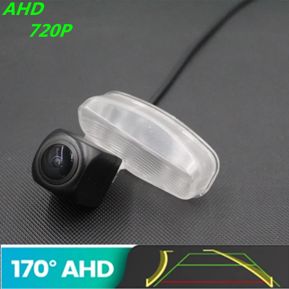 AHD 720P Trajectory Fisheye Car Rear View Camera For Honda XRV X-RV 2014 2015 2016 Legend 2009~2012 Reverse Vehicle Monitor