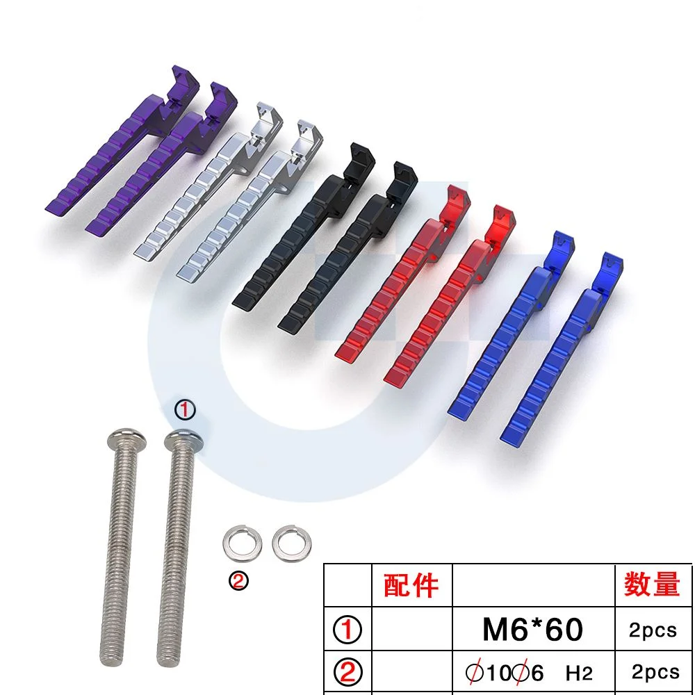 For E RIDE PRO S / SS Passenger Foot Peg Extensions Extended Footpegs Motocross Bike Off-Road Accessories For E-RIDE PRO S/ SS