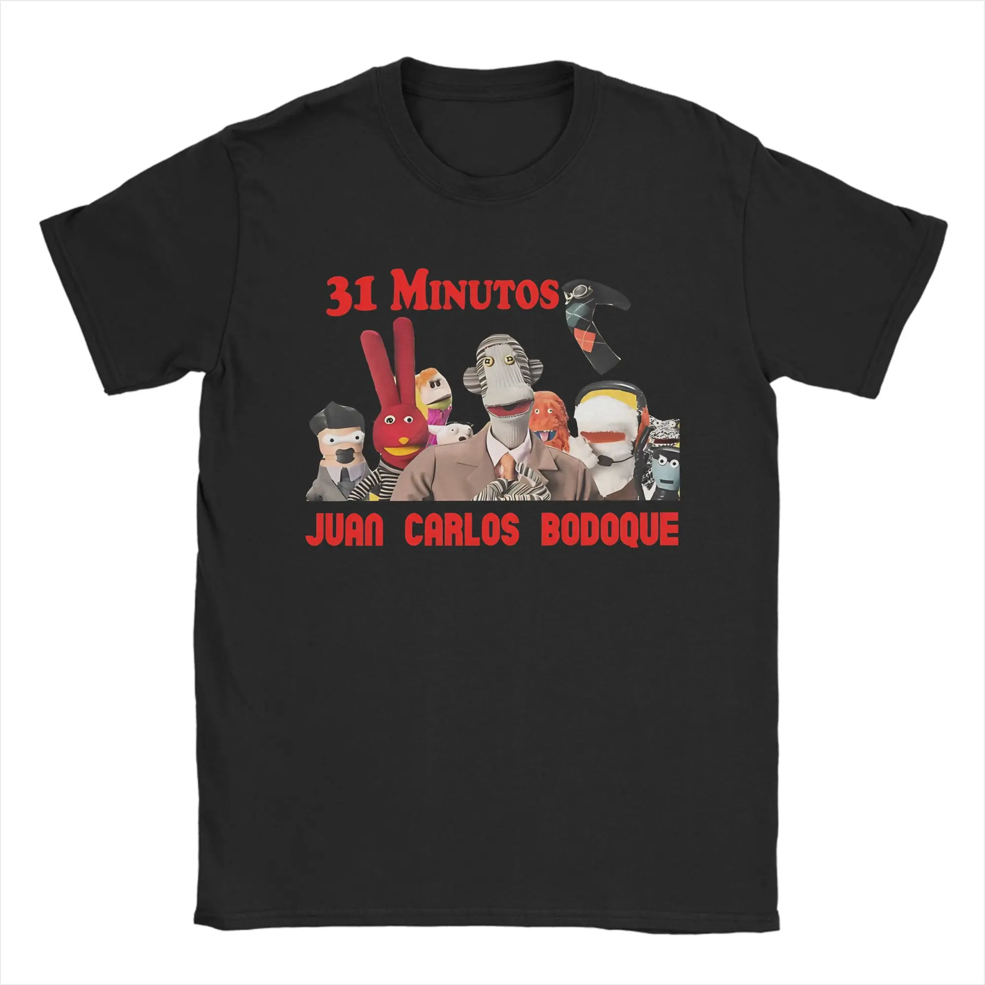 Men Women New Arrival 31 Minutos Juan Carlos Bodoque and Friends  Tee T Shirt Cotton  T-shirts Clothing