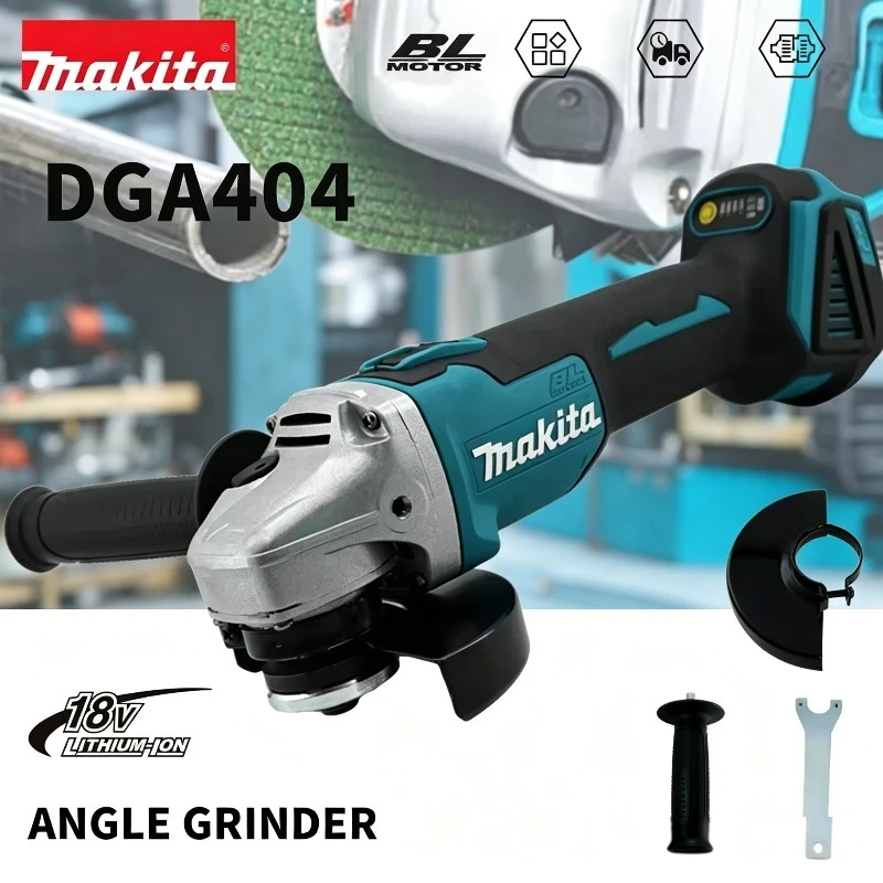 

Makita DGA404 100mm Brushless Electric Angle Grinder Metal Wood Grinder Cordless Grinding Polishing Cutting Machine