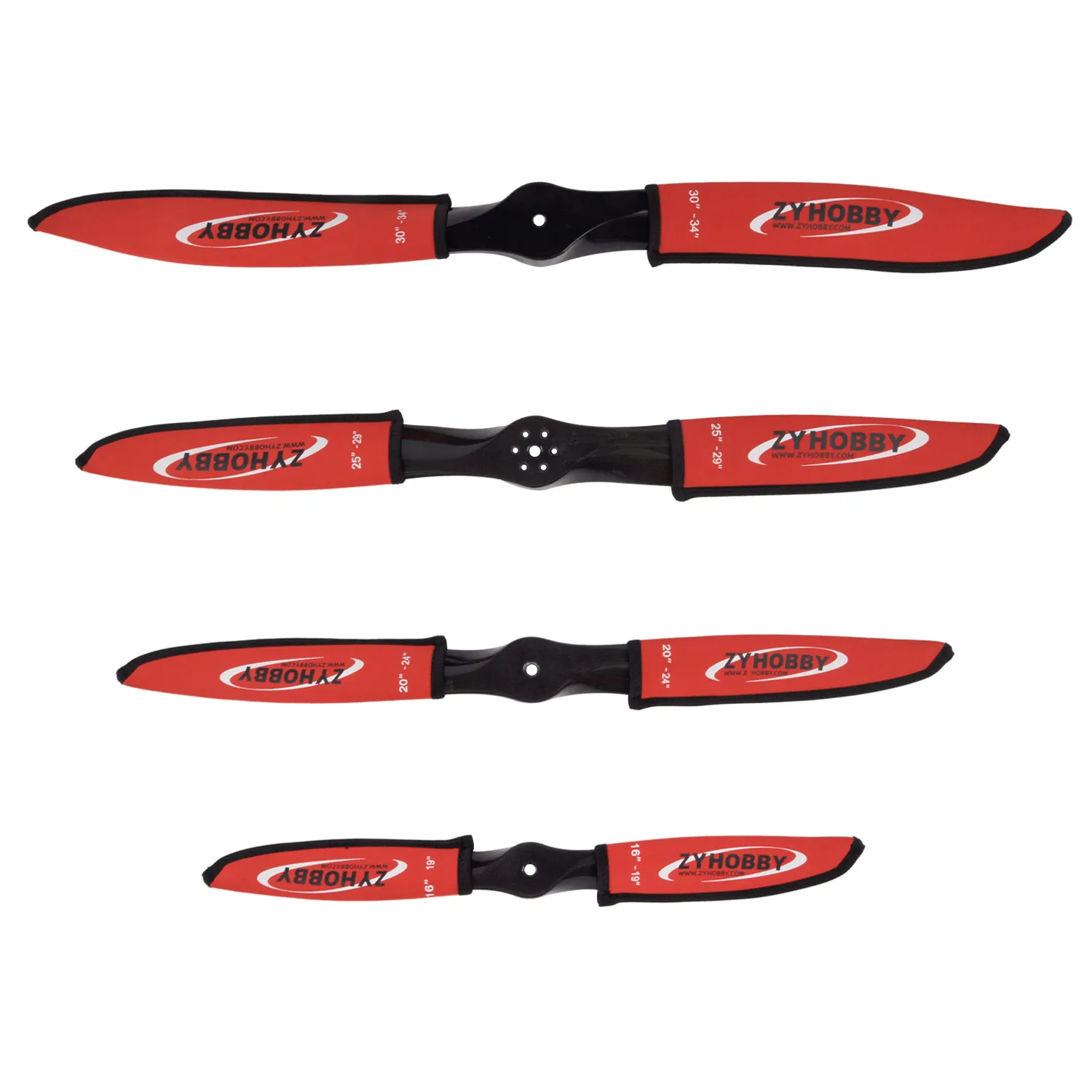 PZYT Neoprene Propeller Sleeve Anti Scratch Dustproof Blade Cover For 16‑34 Inch RC Fixed‑Wing Airplane