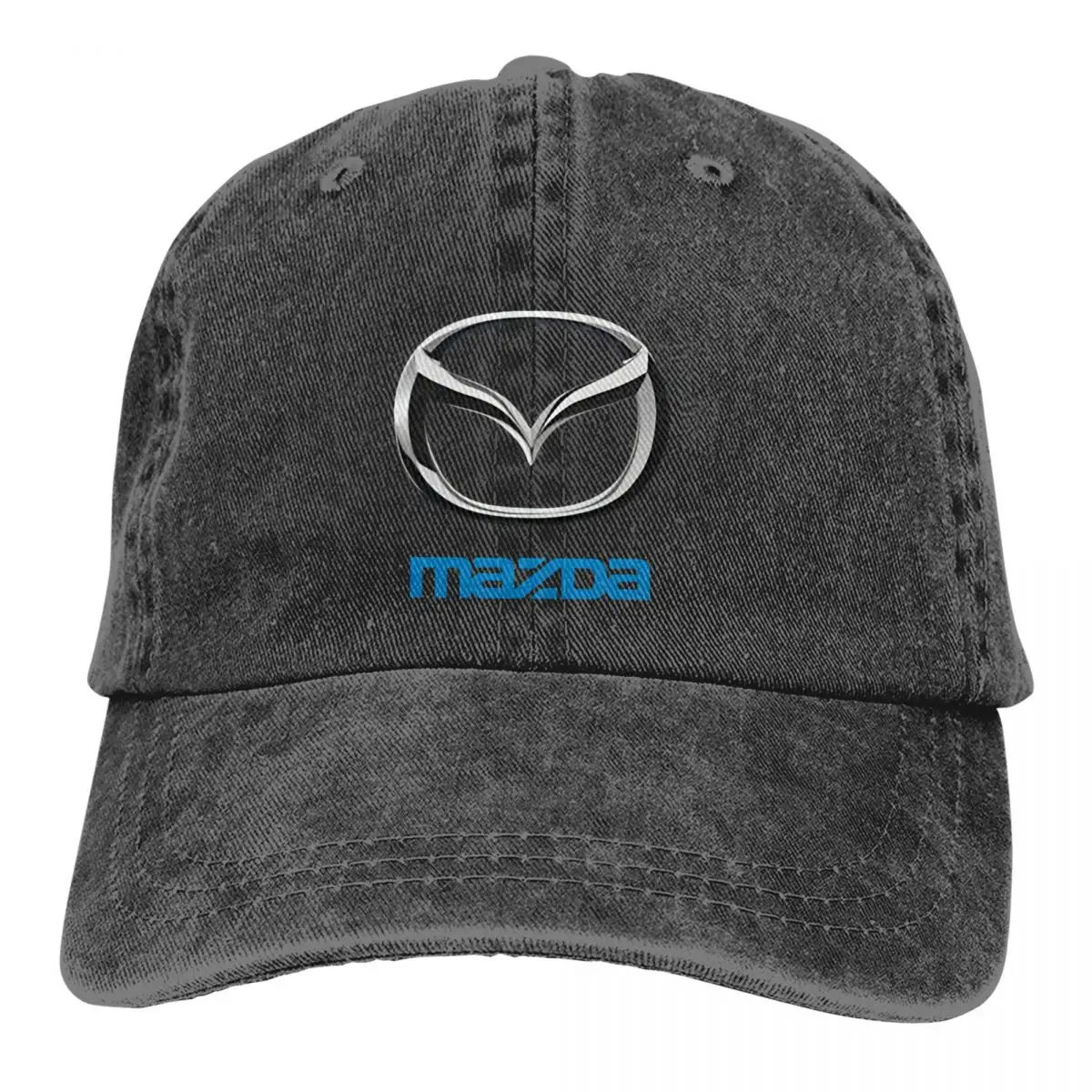 Pure Color Dad Hats Mazda Car Logo Women's Hat Sun Visor Baseball Caps Peaked Cap