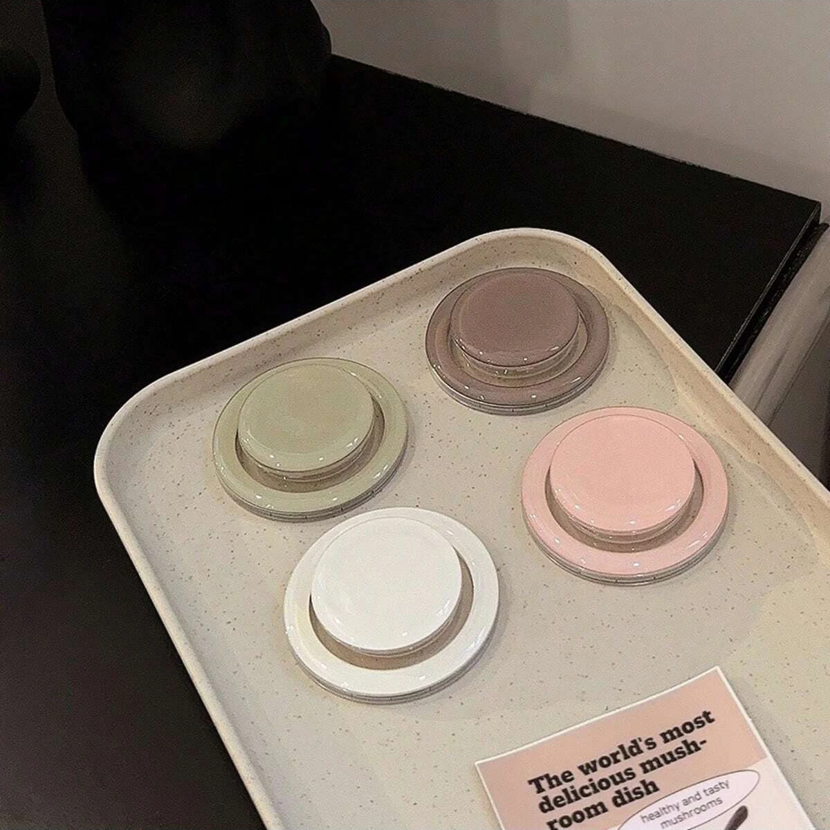 حامل هاتف وسادة هوائية مغناطيسية بلون موحد - تصميم صغير شفاف قابل للطي وقابل للتطوير قطعة واحدة #5