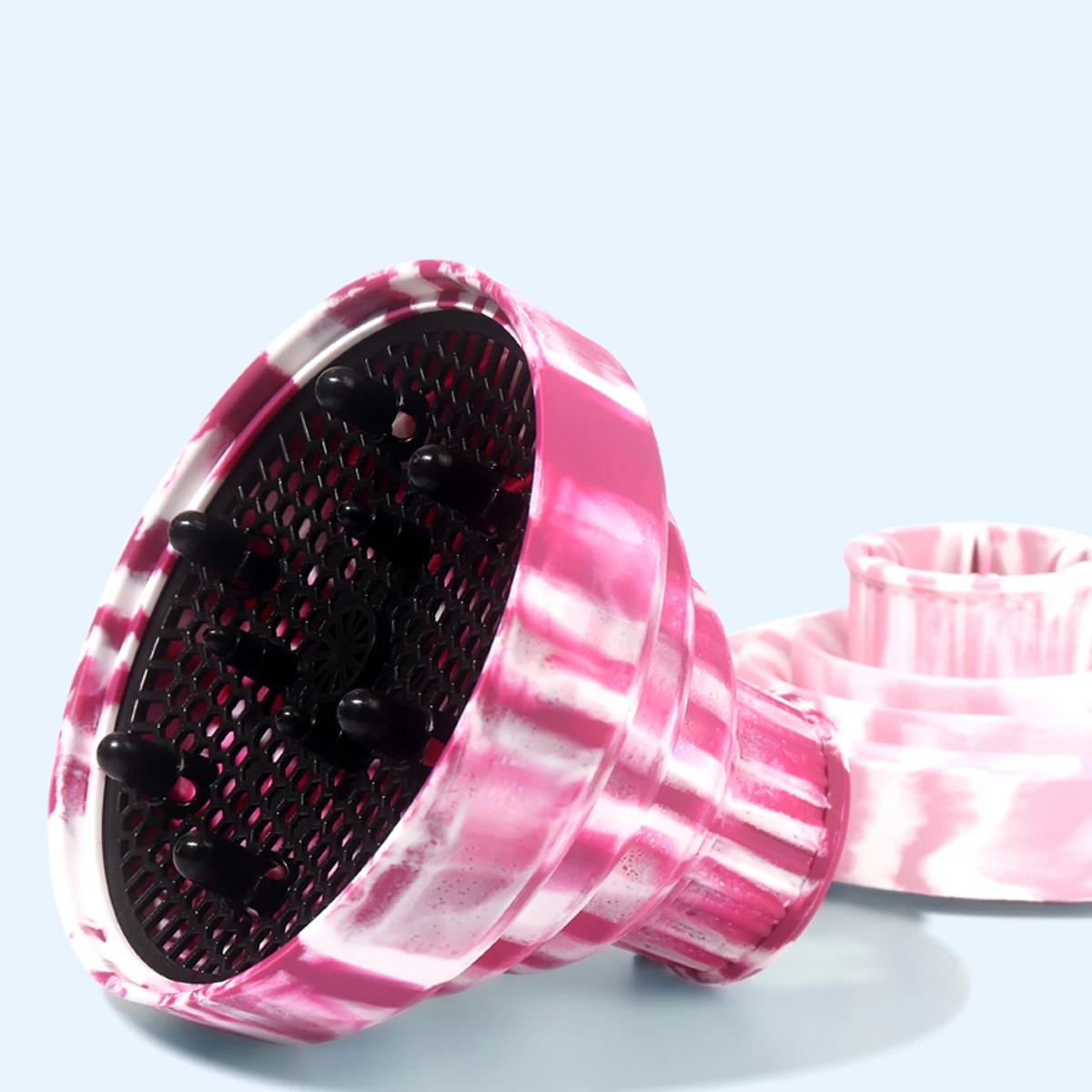 قطعة واحدة من غطاء ناشر مجفف الشعر السميك المقاوم للحرارة من السيليكون القابل للطي، ملحقات مجفف الشعر الخاصة بشعر مستعار حقيقي #5