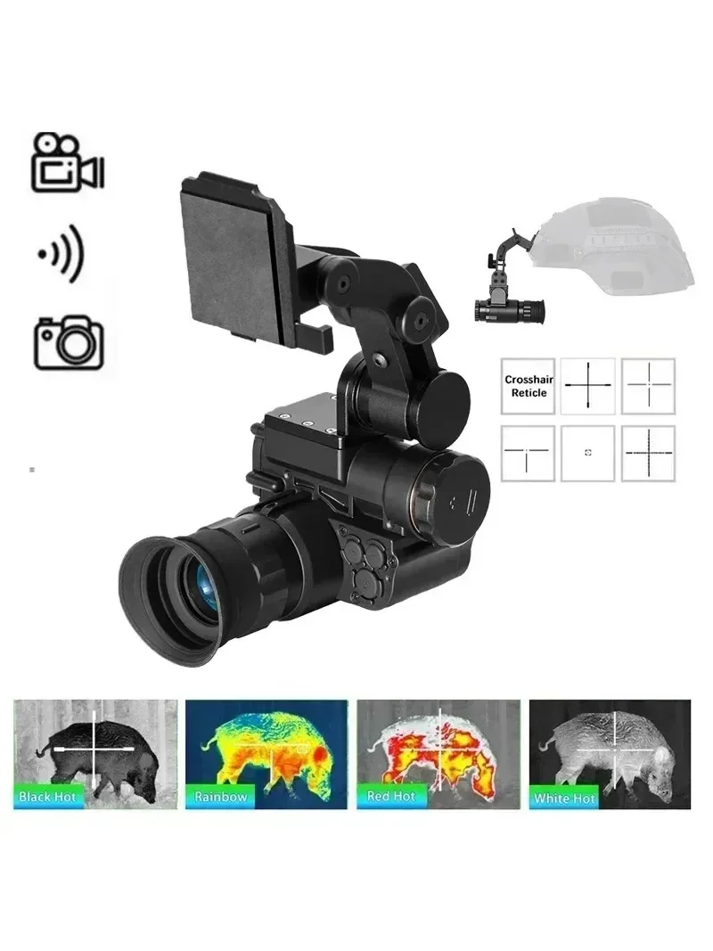 Kamera termowizyjna NVG60 HD 384x288 do hełmu, luneta, monokular do polowań, bezpieczne okulary noktowizyjne NVG10 — 2