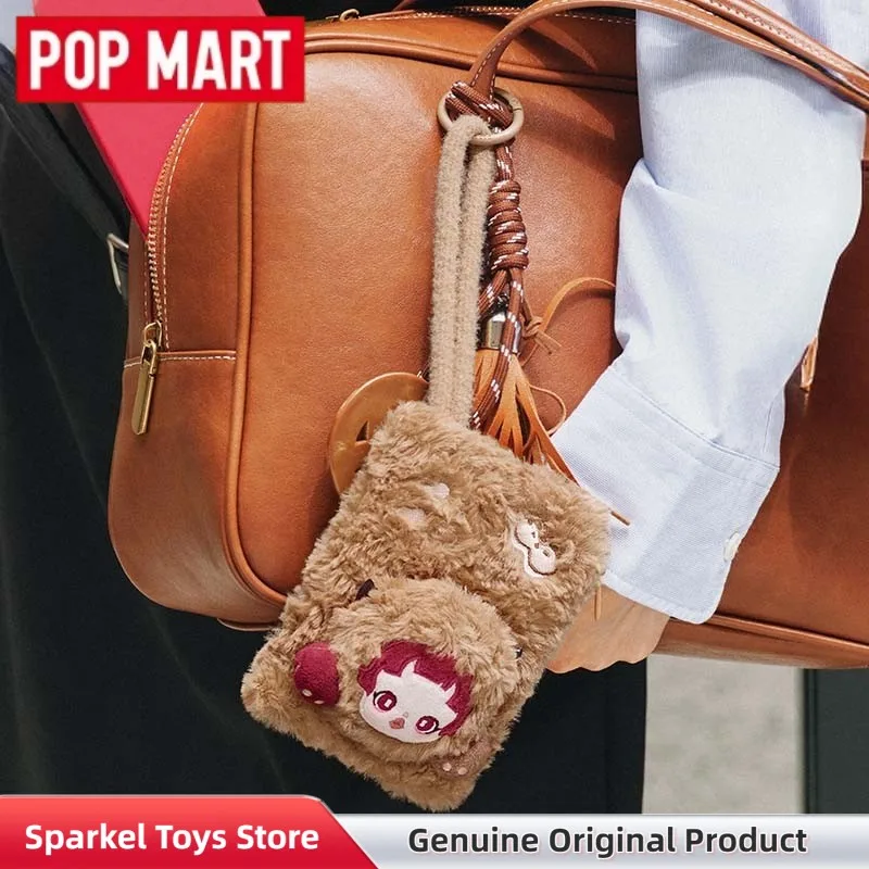 

Плюшевая мини-сумка Popmart Skullpanda из серии «Ты меня нашел», коллекционная игрушка-сюрприз, подвеска для сумки, таинственная коробка, подарок на день рождения