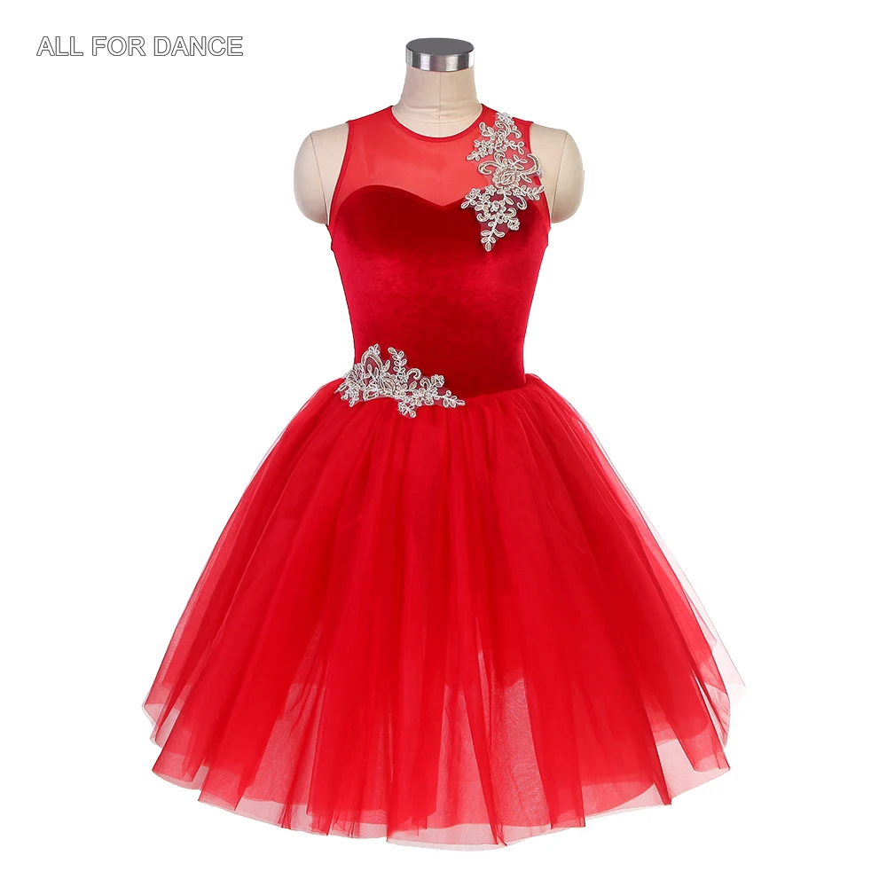 25031 New Ballet Costumes Red Velvet Ballet Tutu Ballet Costumes Romantic Long Ballet Tutu Woman & Girls Performance Costumes