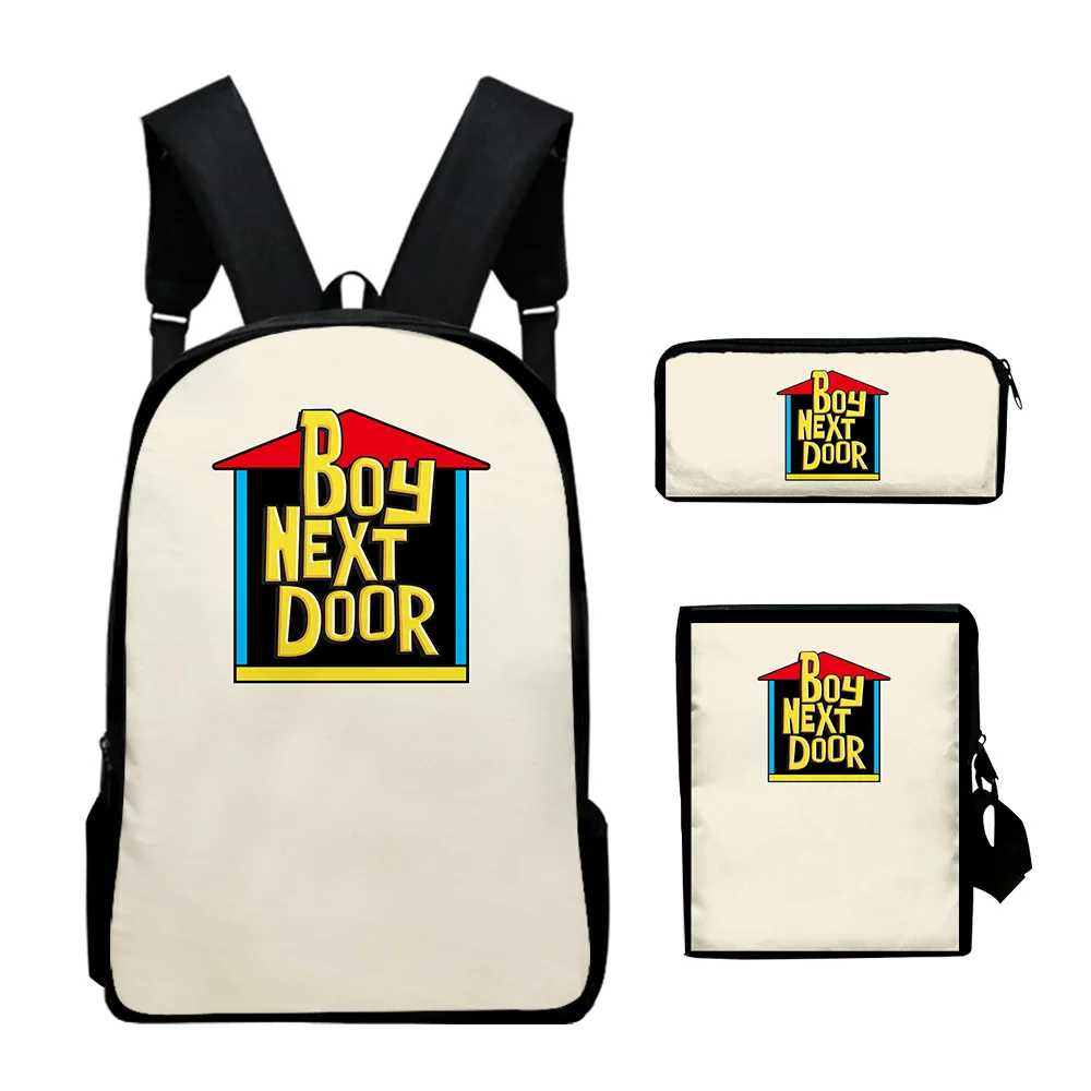 BOYNEXTDOOR-mochila escolar para fanáticos de la música, juego de estuche para lápices, mochila de viaje, mochila de gimnasio, Mochila deportiva,