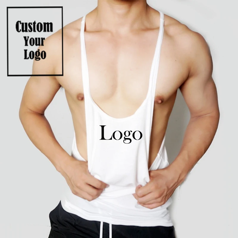 

Men's Printed Casual Sports T-shirt Sleeveless Customize Training Fitness Summer Gym Vest Tank Tops Outdoor Quick Drying Clothes