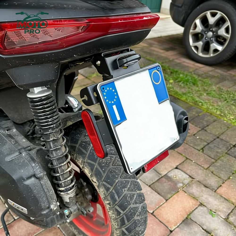 

For Aprilia SR GT 125 SR GT 200 Sport 2021 2022 2023 2024 2025 2026 Short Rear License Plate Frame License Plate Frame Holder