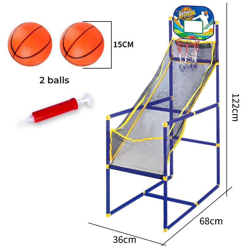 Soporte de baloncesto para interiores y exteriores, tablero de baloncesto para niños, juguete de competición deportiva, Arcade en casa, juguetes de entrenamiento de tiro de baloncesto