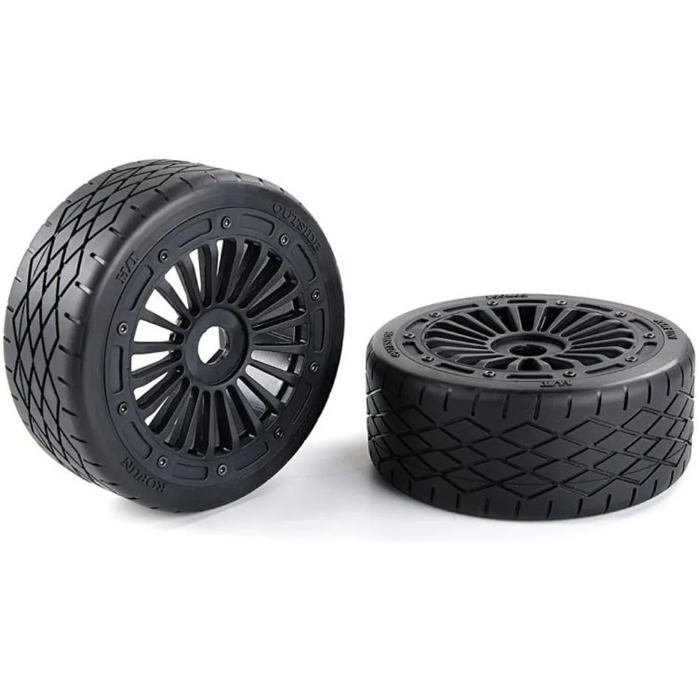 

Second-generation Rubber Tire on Road Tire Set Fit for 1/5 Rovan F5 Truck MCD XS-5 RR5