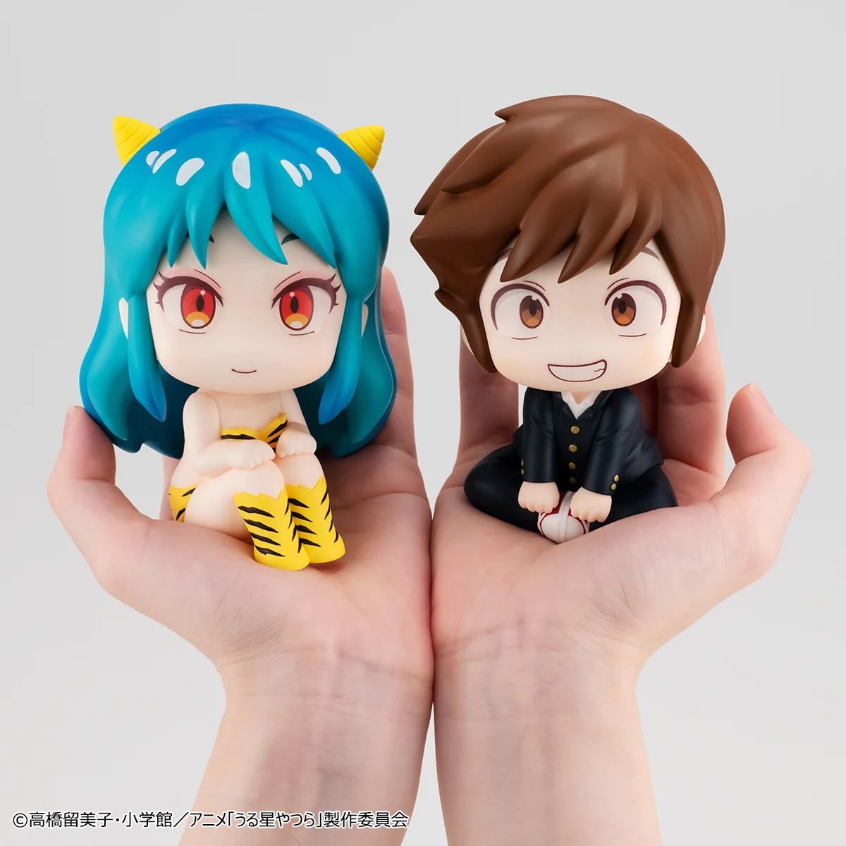 In Stock Original Megahouse Anime Urusei Yatsura Moroboshi Ataru Look Up Lamu PVC Action Figure Toys Cute Doll With Gift