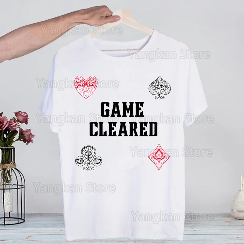 Camisetas de Alicia en Borderland Usagi Arisu Kuina Chishiya, camisetas de moda para hombres y mujeres, camiseta Unisex de manga corta