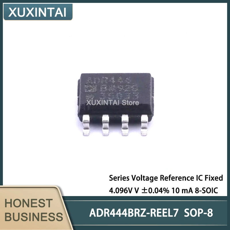 5Pcs/Lot New Original   ADR444BRZ-REEL7 ADR444BRZ  Series Voltage Reference IC Fixed 4.096V V ±0.04% 10 mA 8-SOIC