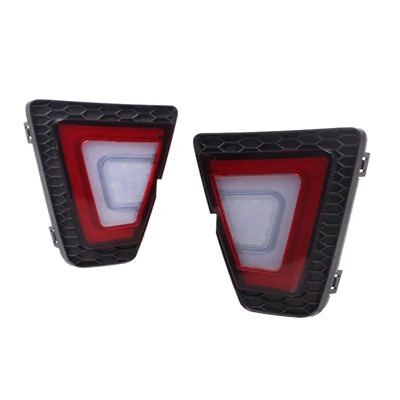 For-Honda Jazz Fit 2014-2015 Rear Bumper Reflector Lights Driving Brake Light Fog Lamp (Southeast Asia)