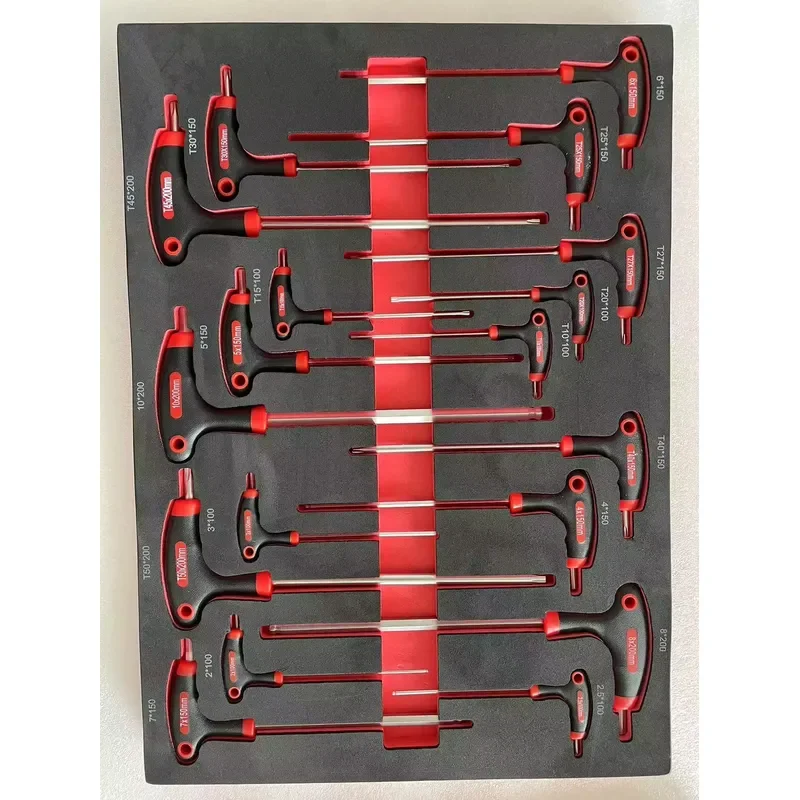 ELEHAND Wholesale Auto Repair Tool Cart Set With Tools 72-tooth Ratchet 7-layer Heavy-duty 258 Pieces Hand Push Tool Cart