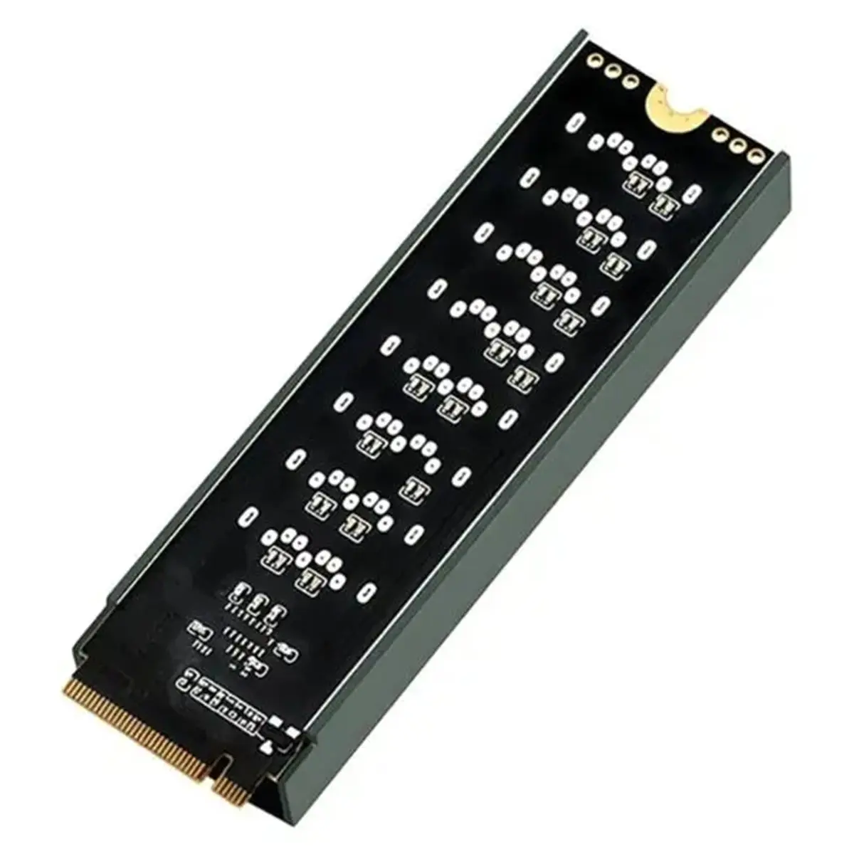 Y1167A*☀▃8 Port SATA 3.0 Expansion Card for M.2 PCIe Slots High-Speed 6Gbps Controller for Data Centers