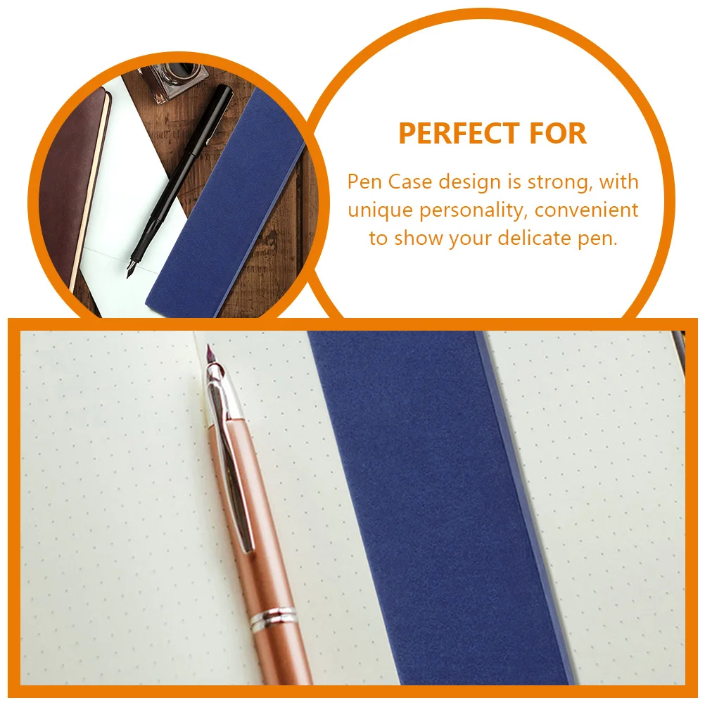 

4pcs Delicate Cases Cloth Pen Boxes Gift Pen Boxes Presentation Cases For Fountain Pens Display Storage Protection Employee